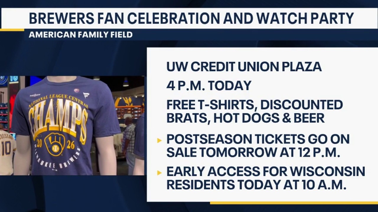 Brewers 'Rally for October,' postseason tickets