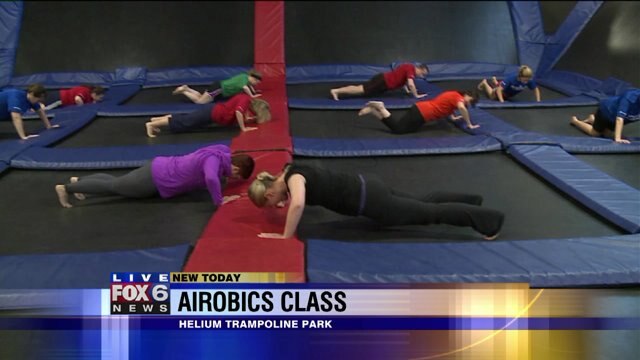 Laura learns about a trampoline workout that doesn`t involve jumping