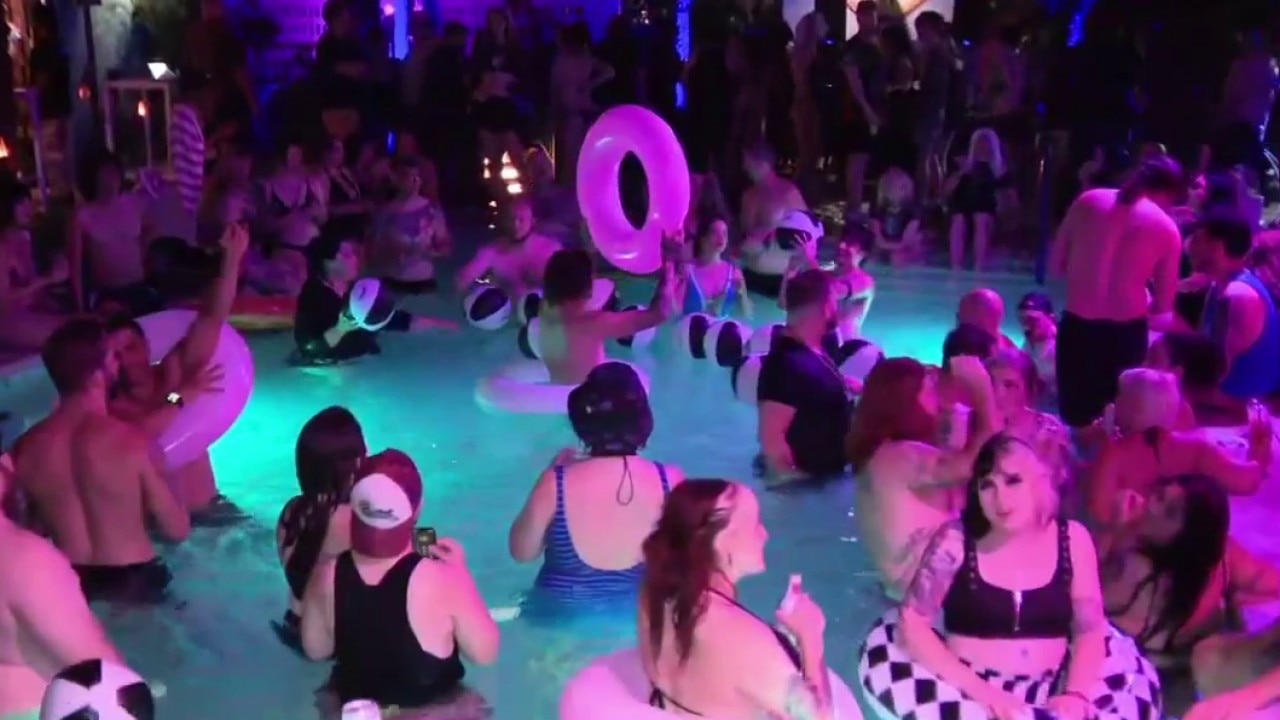 Phoenix 'Emo Night' pool party helps residents beat the summer heat