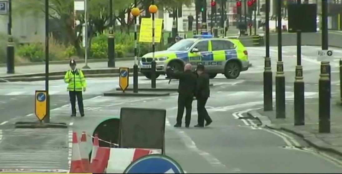 Reports of gunfire near Britain's parliament