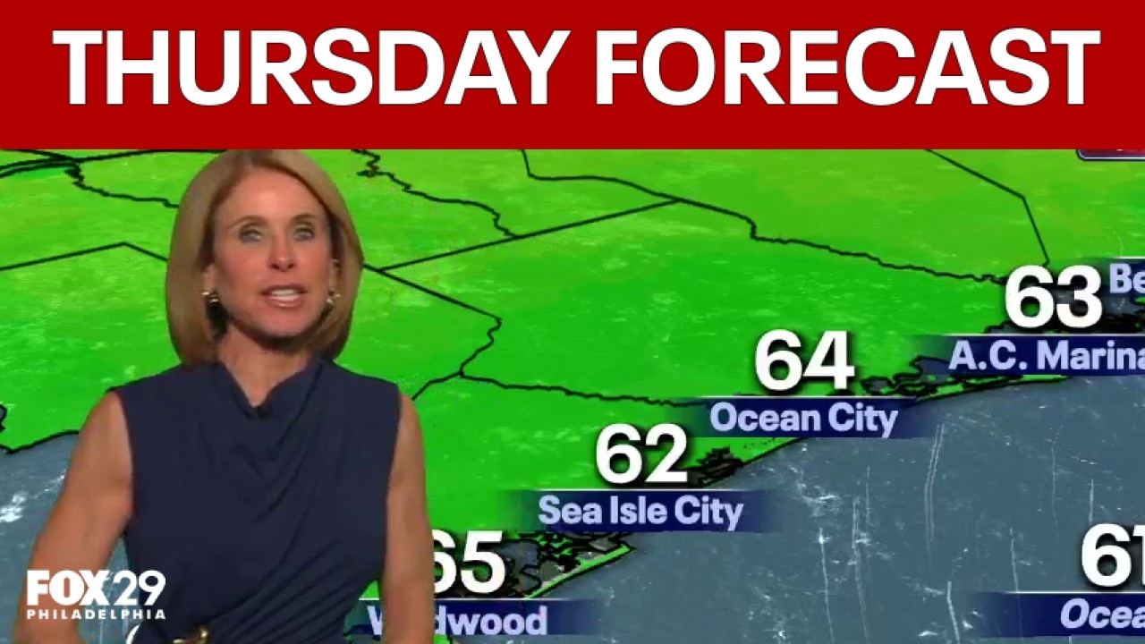 Philadelphia weather: Thursday evening forecast