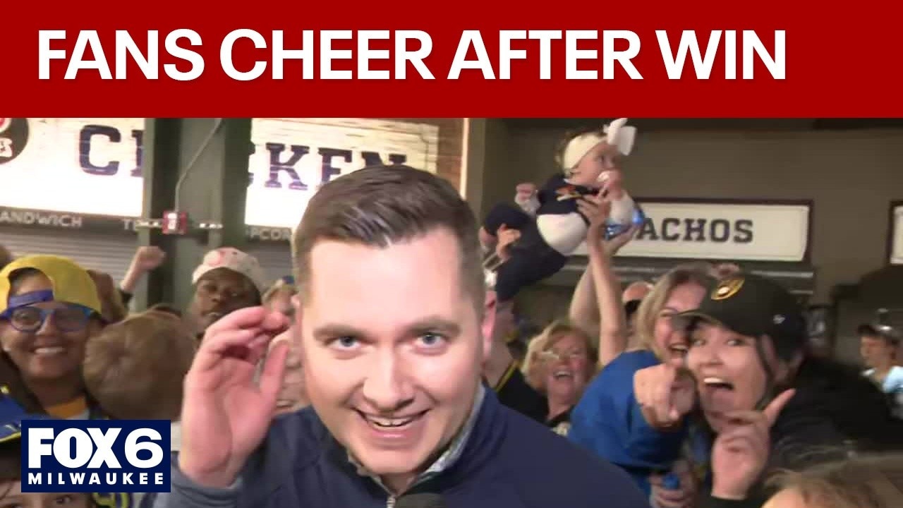 The Brewers are World Series-bound, and the fans are ECSTATIC!