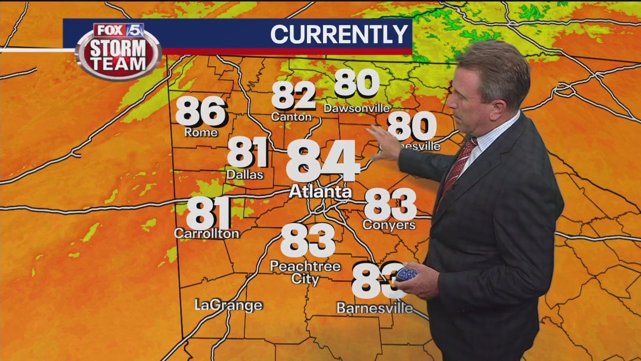 Tuesday afternoon forecast