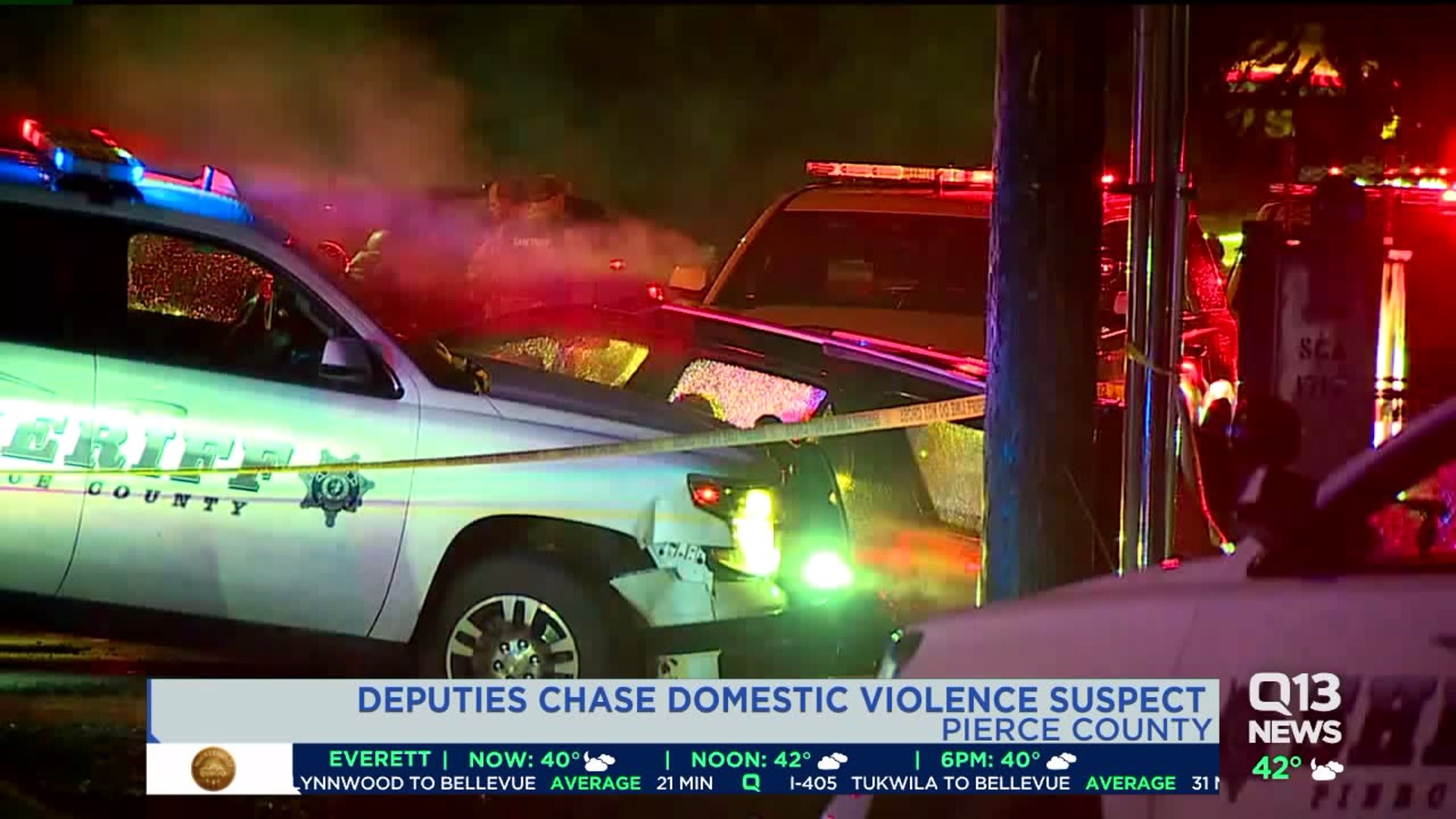 Deputy shoots domestic violence suspect in Pierce County