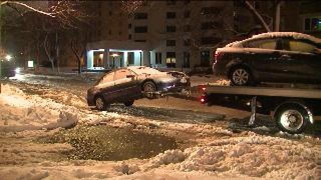 Motorists looking to reclaim towed vehicles following snow emergency