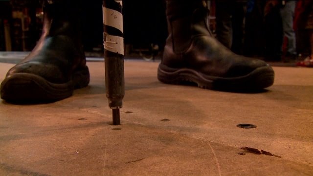 "You`re not going to be in Milwaukee anymore!" Stage gets set for "Wicked" at Marcus Center