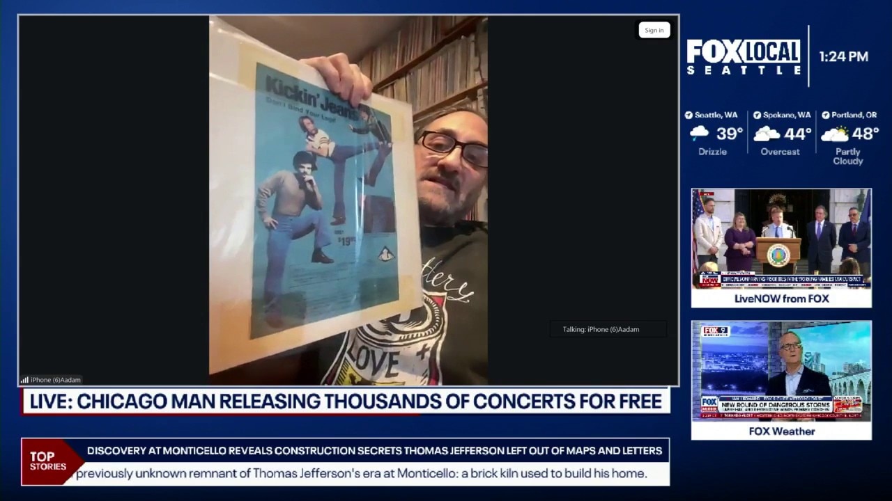 LIVE DESK: Chicago man releasing thousands of concerts for free