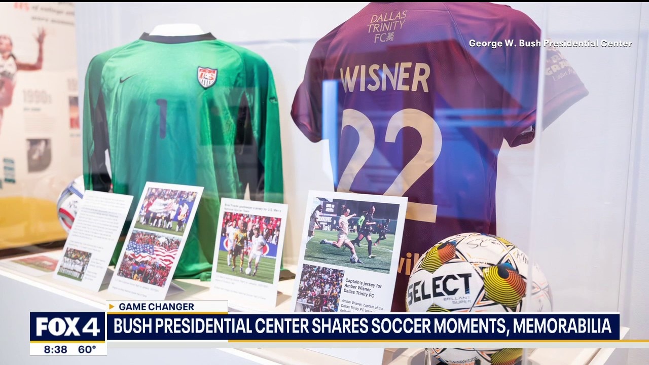 Soccer memorabilia exhibit opens at Bush Center