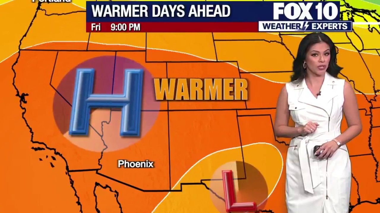 Phoenix forecast: Warmer weekend ahead