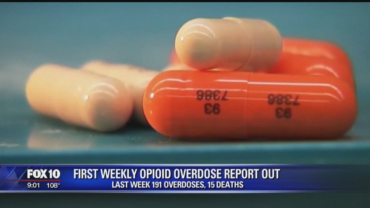 Report: 15 deaths last week from opioid overdoses