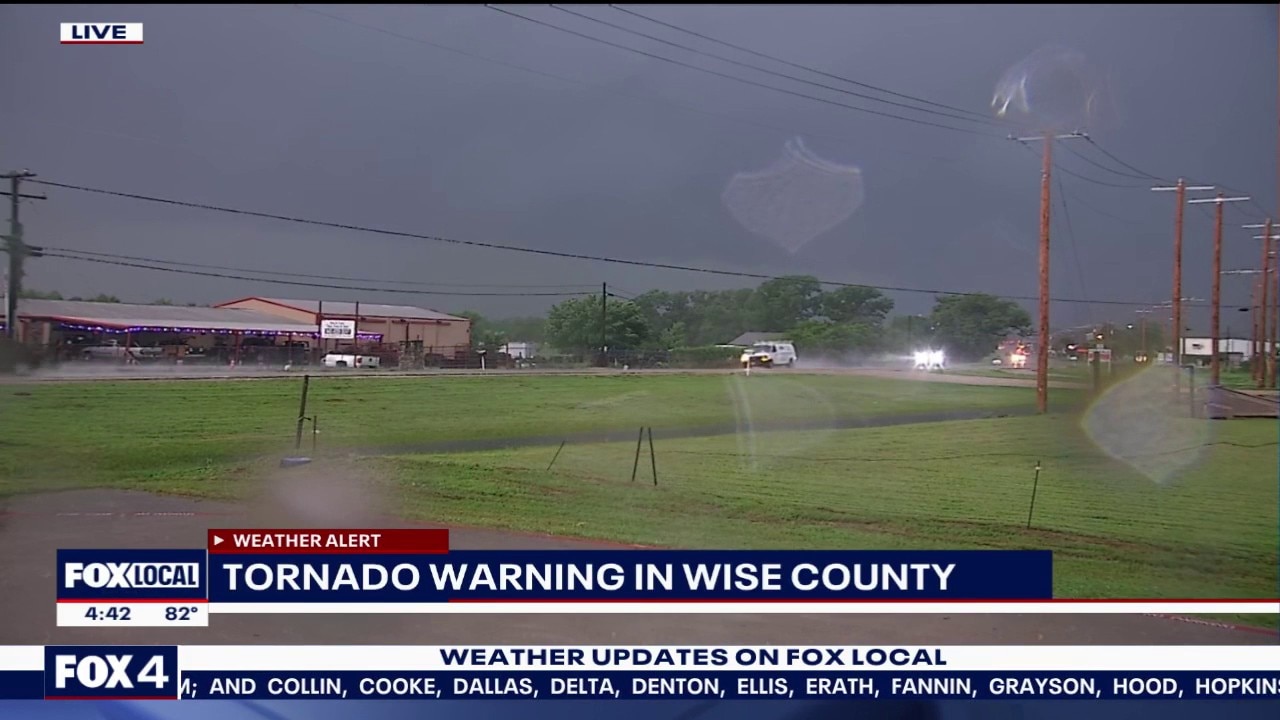 DFW Weather: Tornado Warning issued in Wise County