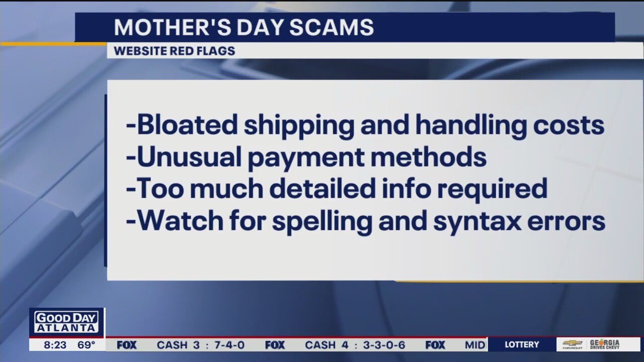 Mother's Day scams