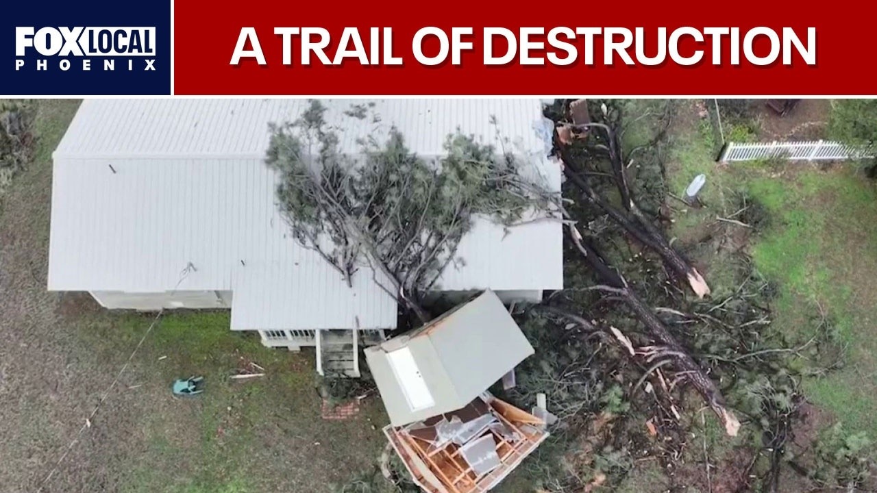Suspected tornado leaves trail of destruction in Heber-Overgaard