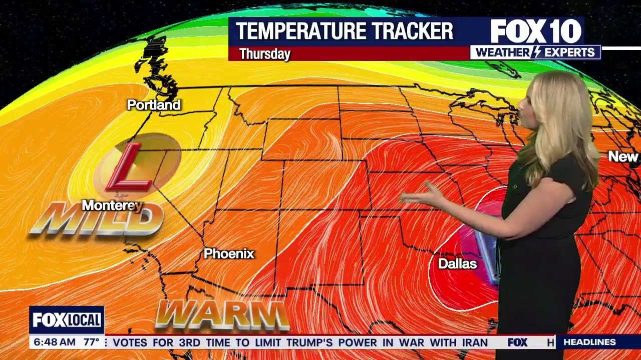 Phoenix weather forecast: Calmer conditions ahead