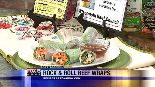 Learn how to prepare Rock and Roll Beef Wraps