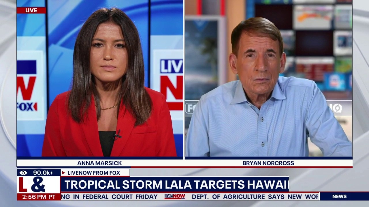 Tropical storm Lala targets Hawaii