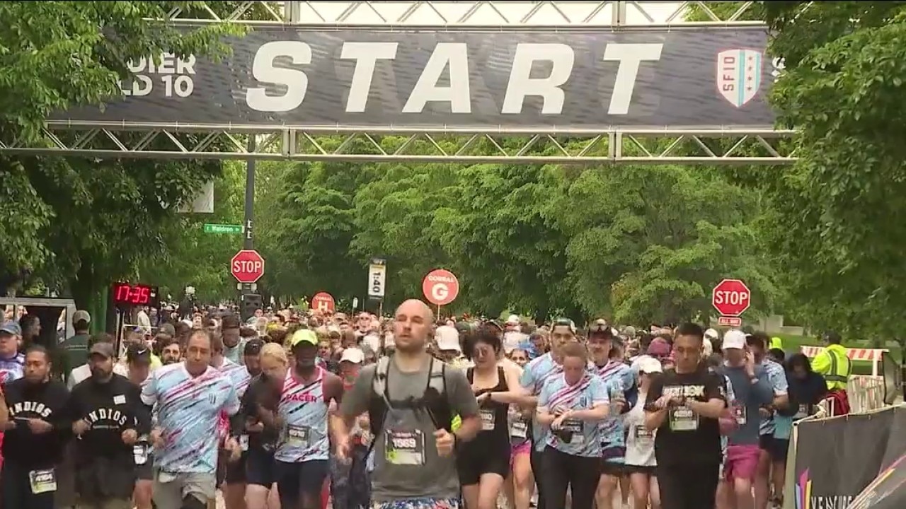 Soldier Field 10 Race held in Chicago