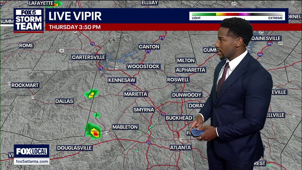 Thursday afternoon weather forecast