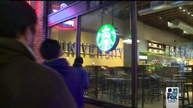 Man cut in neck while in a Starbucks in U-District