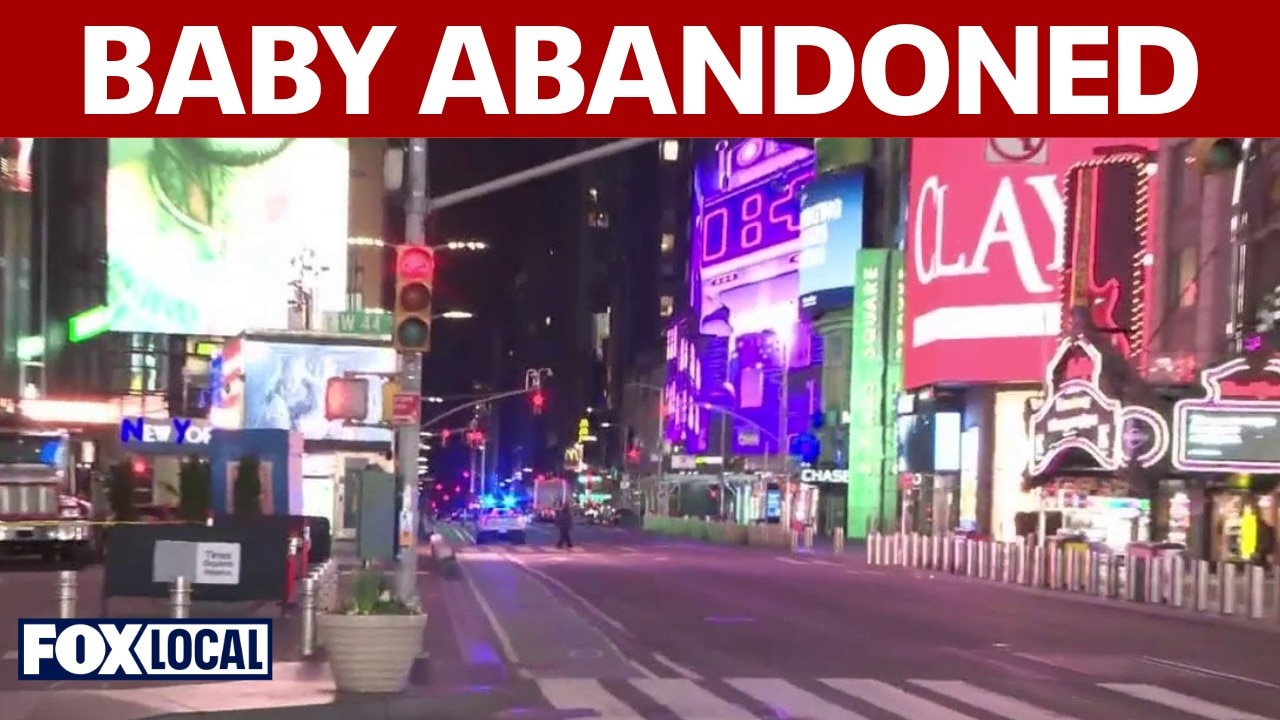 6-month-old baby found abandoned in Times Square