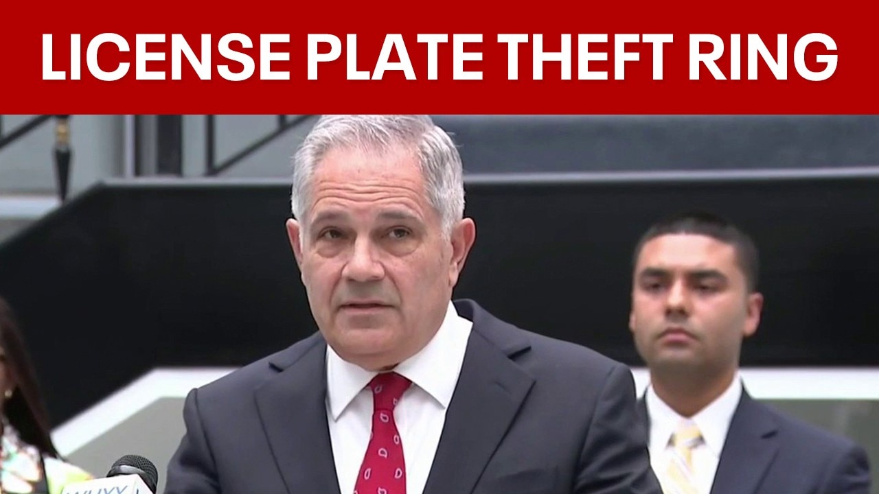 DA Krasner Announces License Plate Theft Ring Arrests