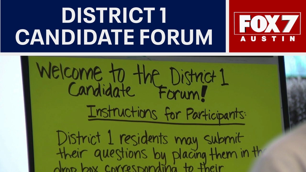 District 1 candidates participate in forum