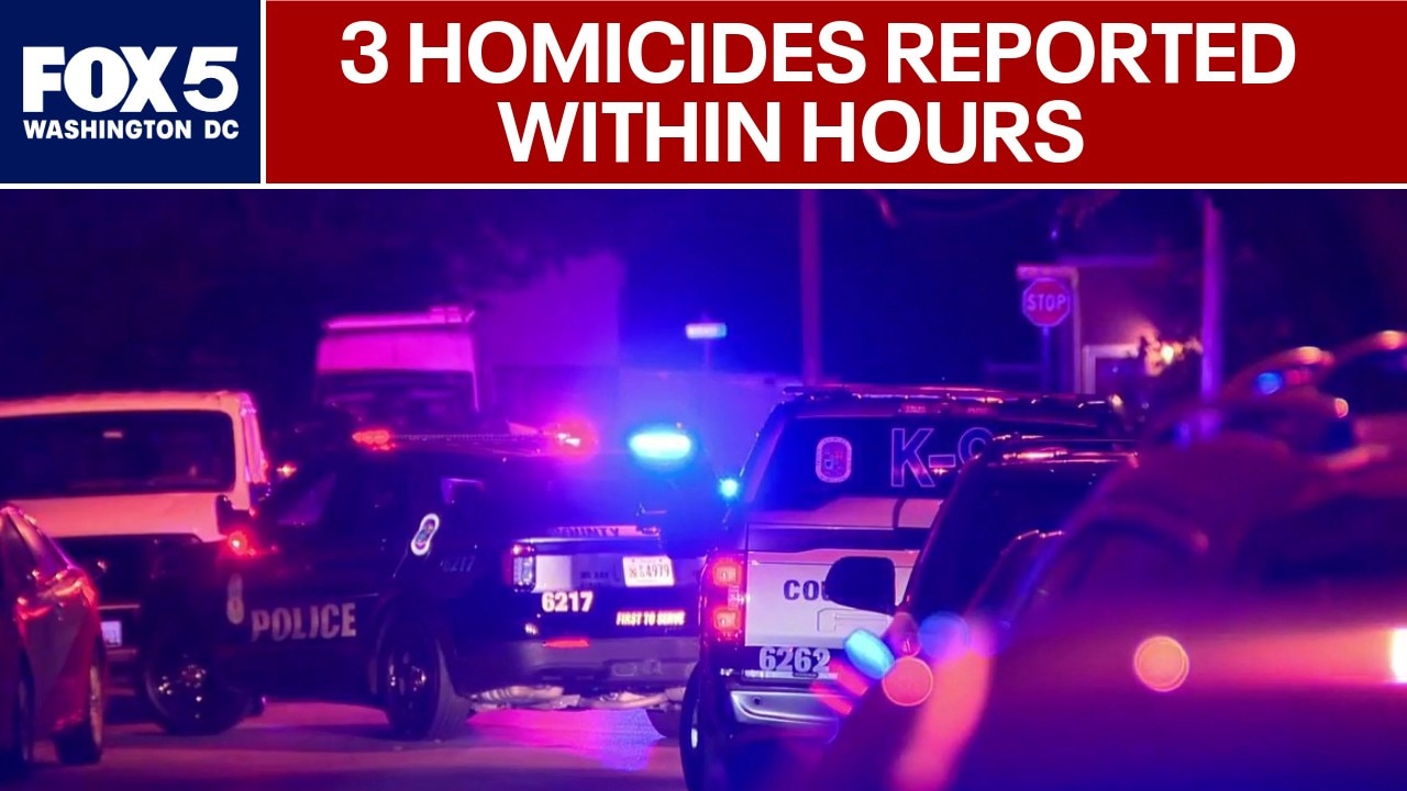 Three homicides reported in Prince George's County within hours
