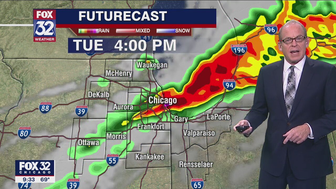 Evening Labor Day forecast for Chicagoland