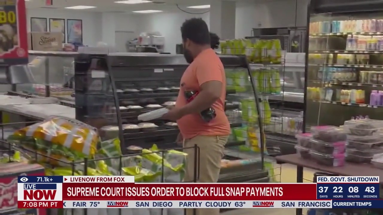 Supreme Court issues order to block full SNAP payments