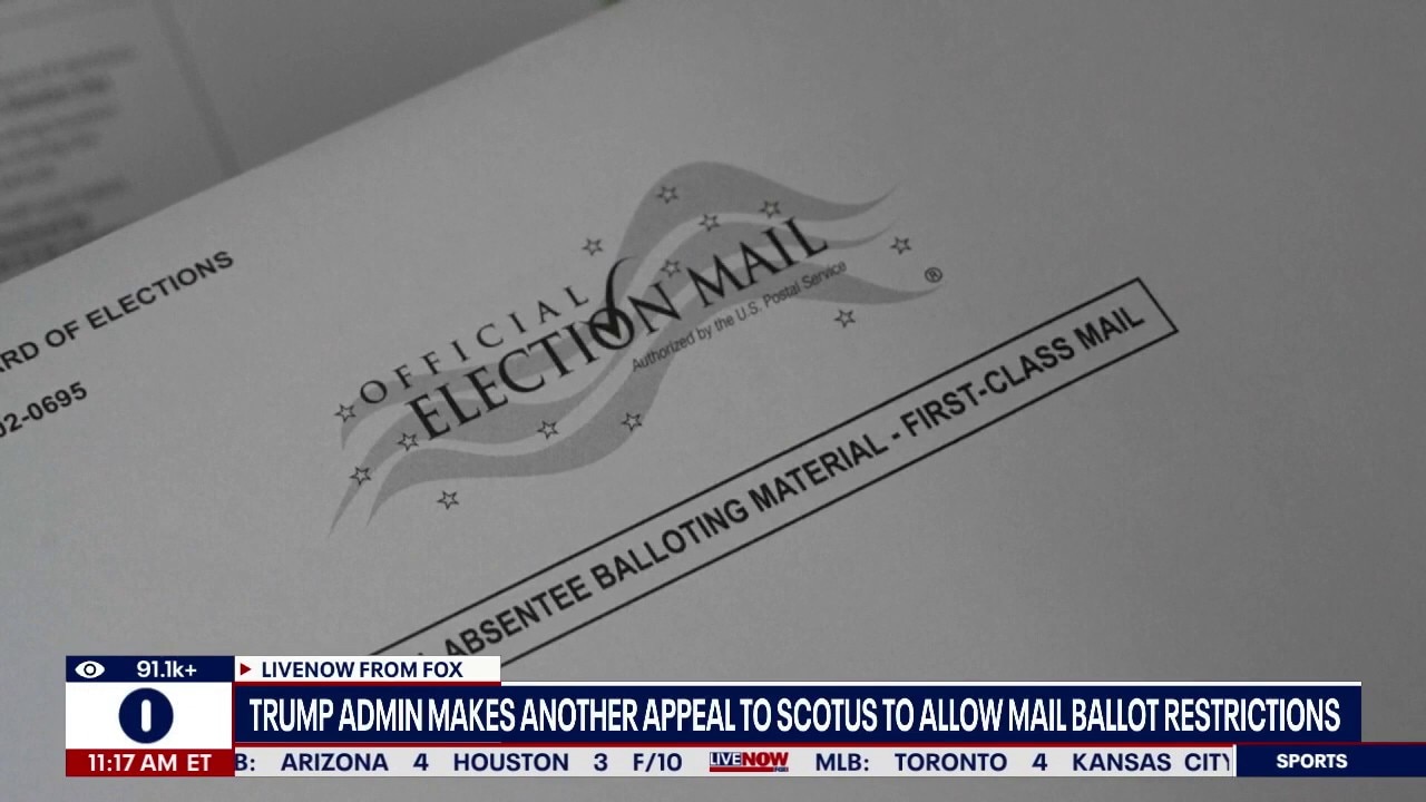 Trump admin. makes new appeal to SCOTUS on mail ballots