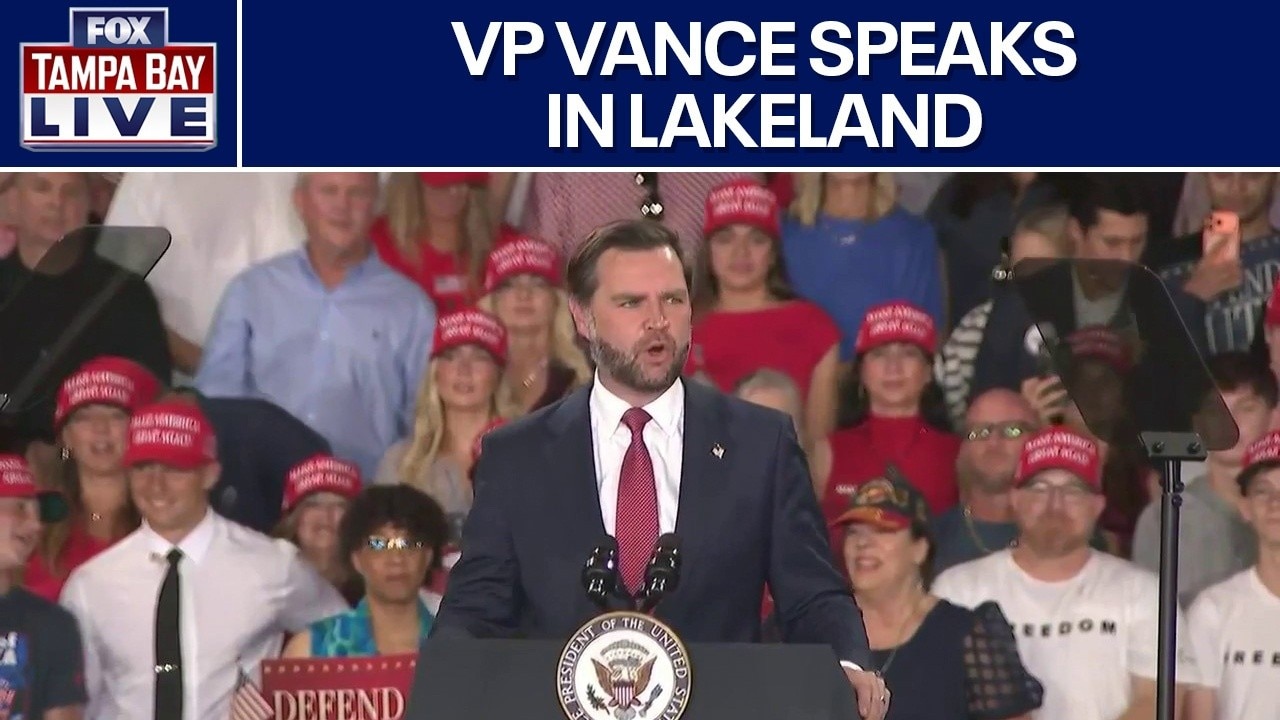 JD Vance speaks in Lakeland