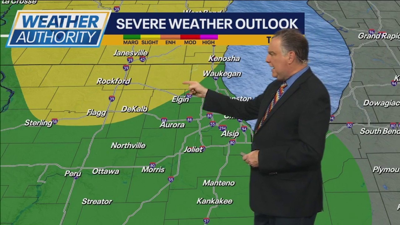 Severe weather risk upgraded for Wednesday in Chicagoland