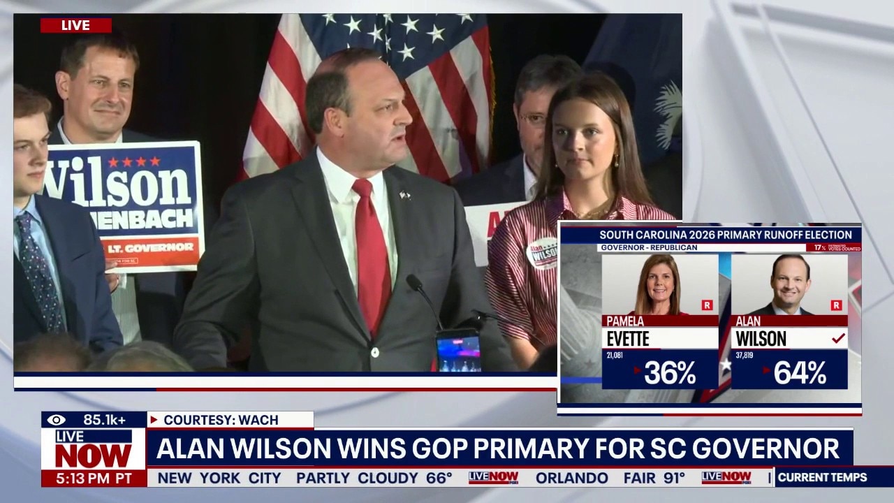 Alan Wilson wins SC Republican governor runoff 