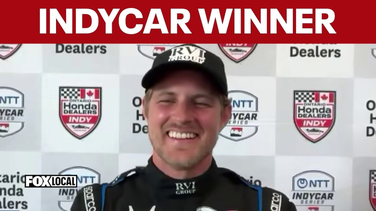 IndyCar driver Marcus Ericsson talks latest win, Freedom 250 Grand Prix