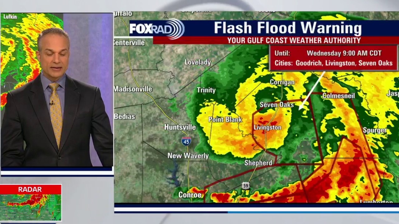 Tropical Depression Edouardo: Flash flood warning issued