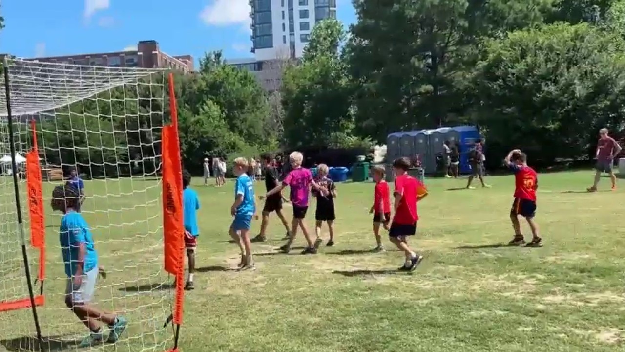 Atlanta kids celebrate World Cup with free soccer clinic