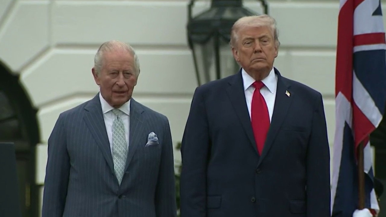 Pres. Trump welcomes King Charles