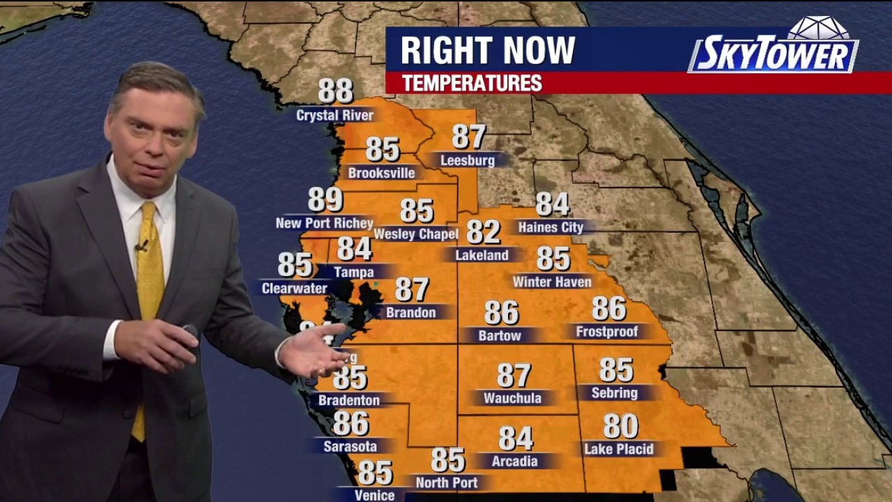 Tampa weather | Wednesday afternoon forecast