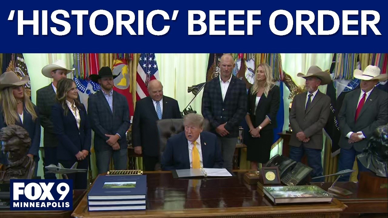 Trump signs ‘historic’ beef market executive order