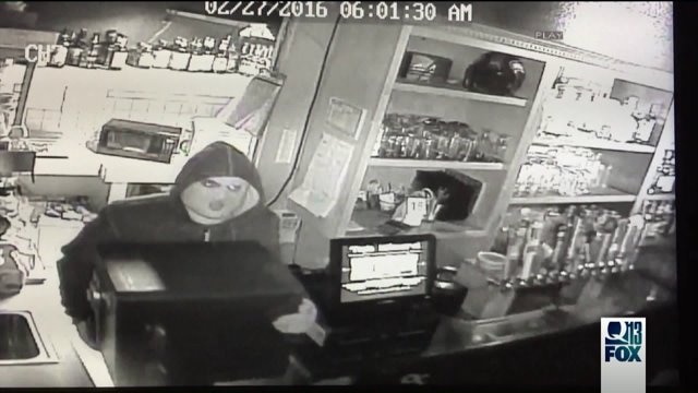 Bar Burglary Caught On Camera