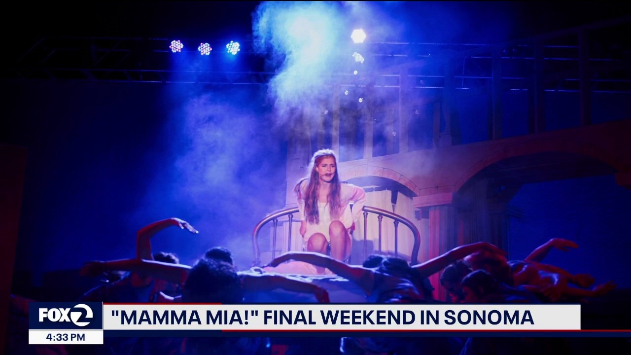 The curtain is closing this weekend in Sonoma on "Mamma Mia!" 