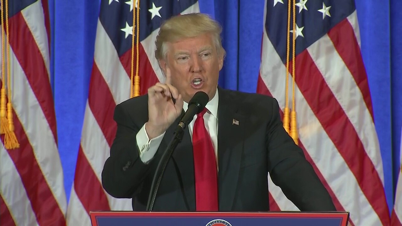 President-elect Trump denies, denounces reports on Russia ties, calls it: 'a disgrace'