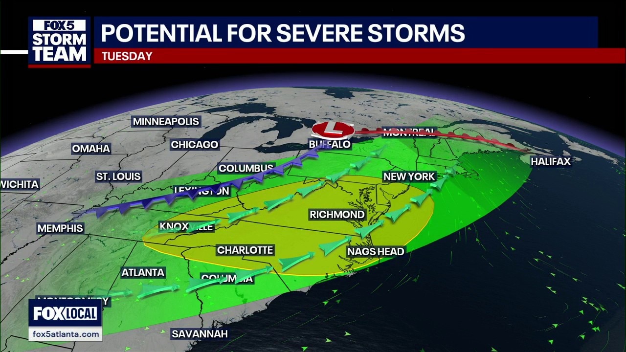Monday night forecast