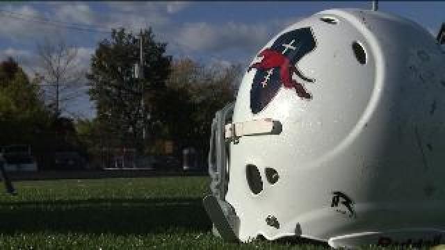 New helmet logos for the Messwood football team