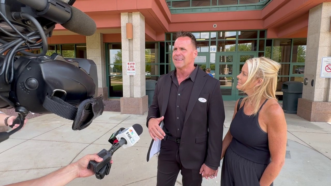 Chris Swanson casts his ballot for governor