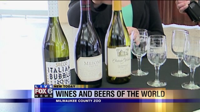 Laura checks out food, wine that will be served at Wines and Beers of the World