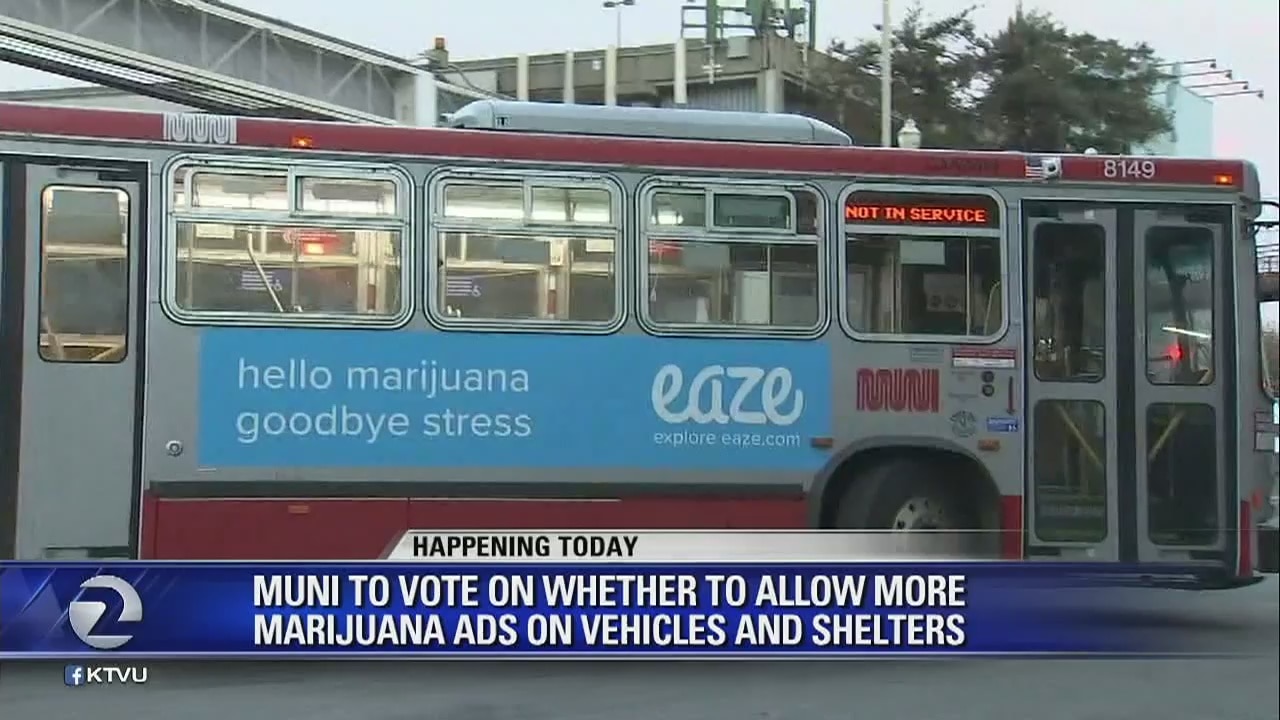 SFMTA to vote on Muni marijuana ads in San Francisco