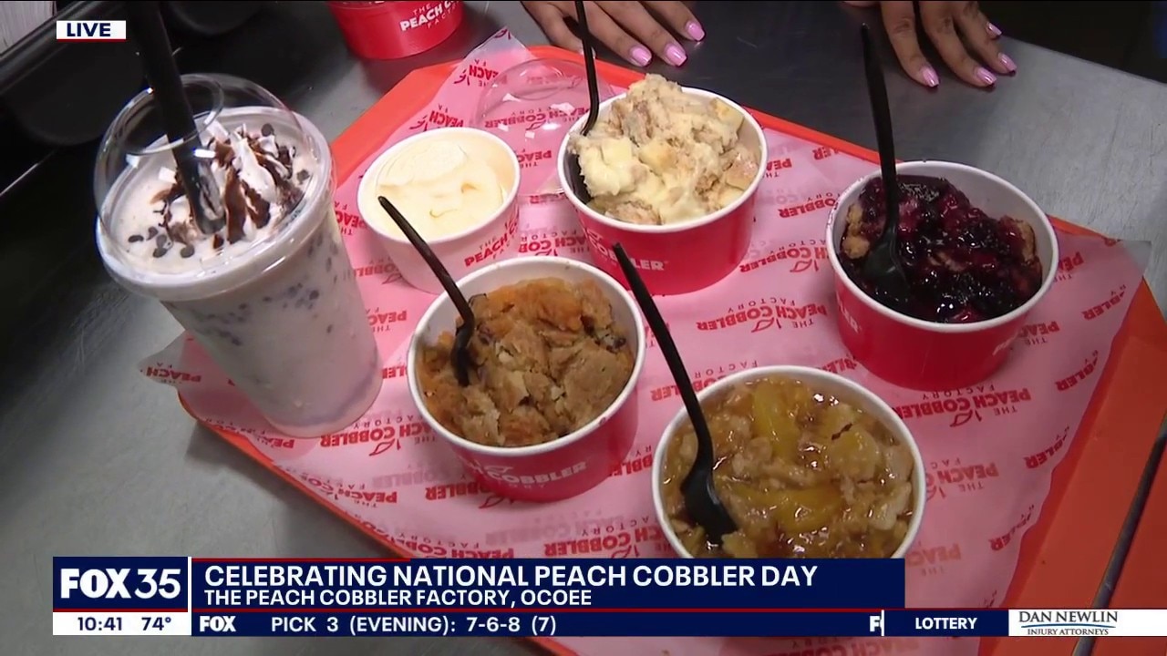 National Peach Cobbler Day: A look inside Peach Cobbler Factory