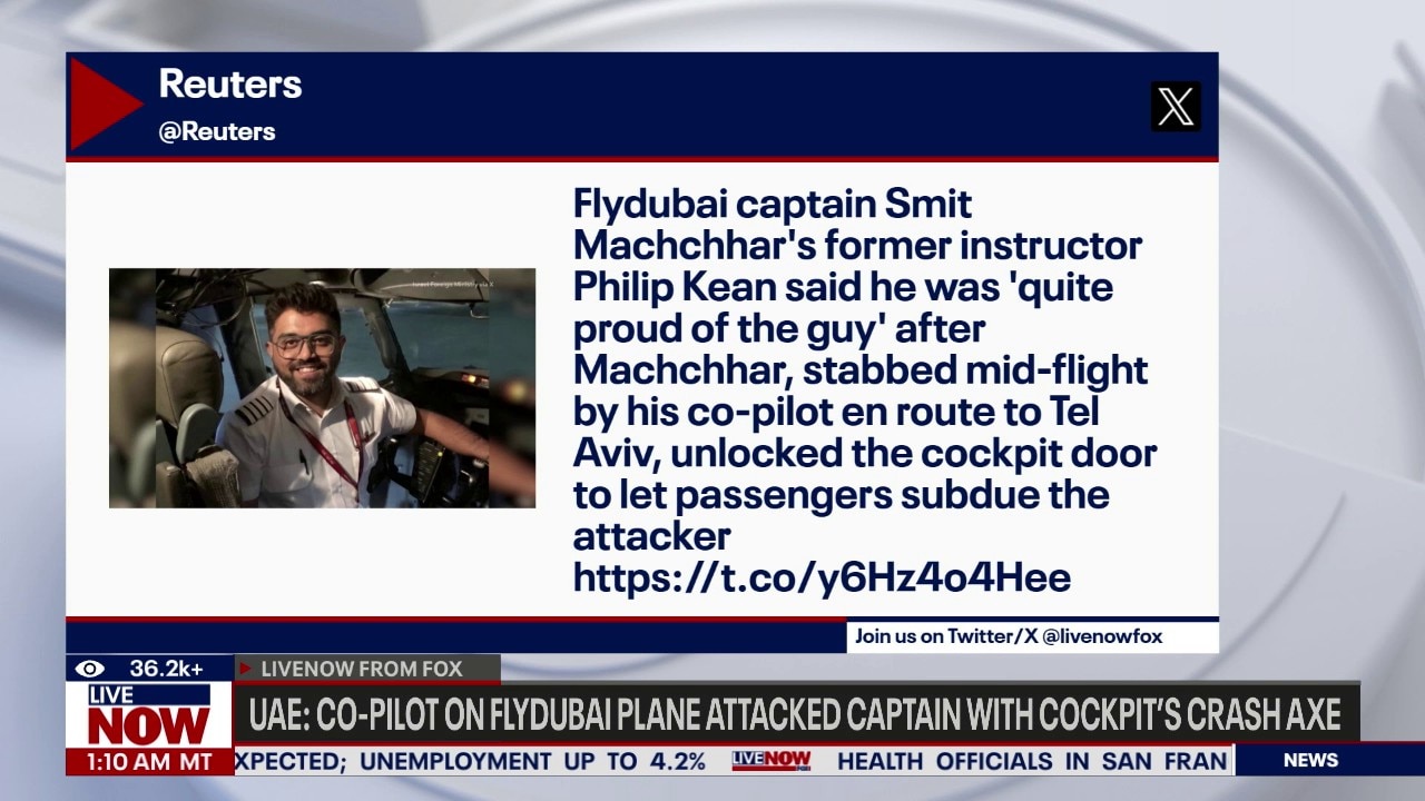 UAE: FlyDubai co-pilot attacked captain with crash axe