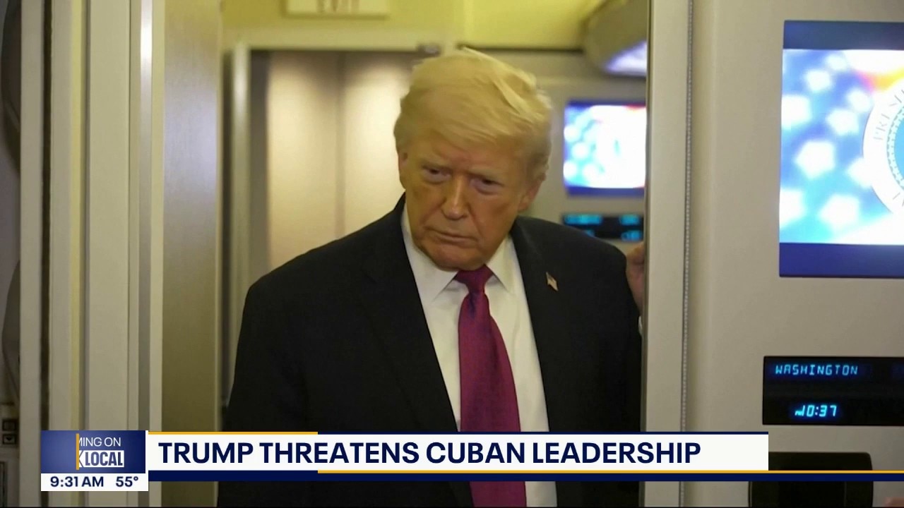 President Trump threatens Cuban leadership